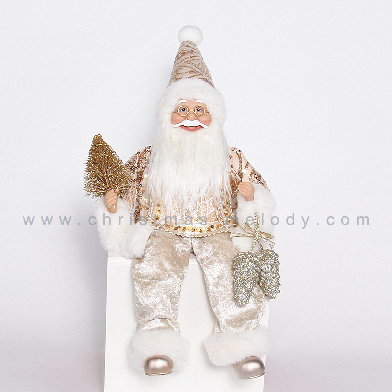 45CM Sitting Santa