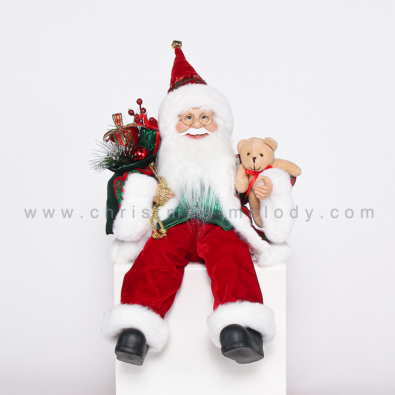 45CM Sitting Santa
