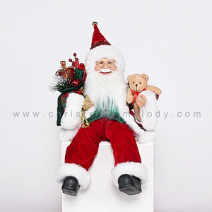 45CM Sitting Santa