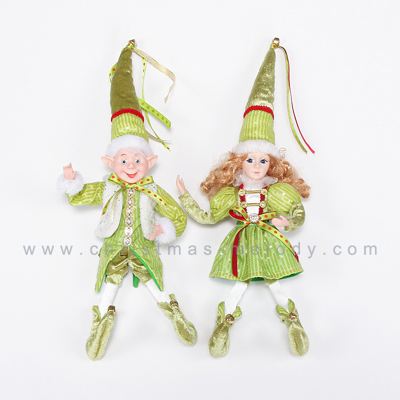 45CM Christmas boy and girl decoration elves