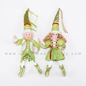 45CM Christmas boy and girl decoration elves