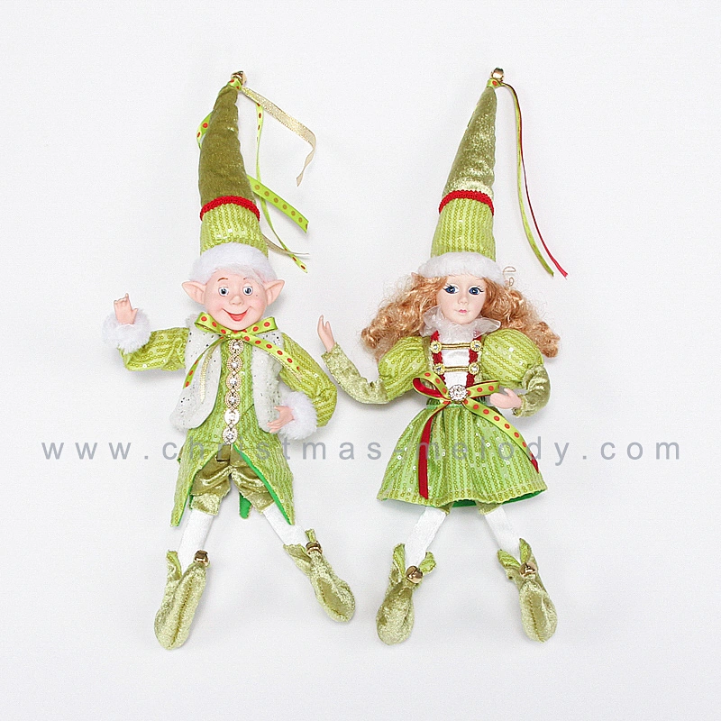 45CM Christmas boy and girl decoration elves