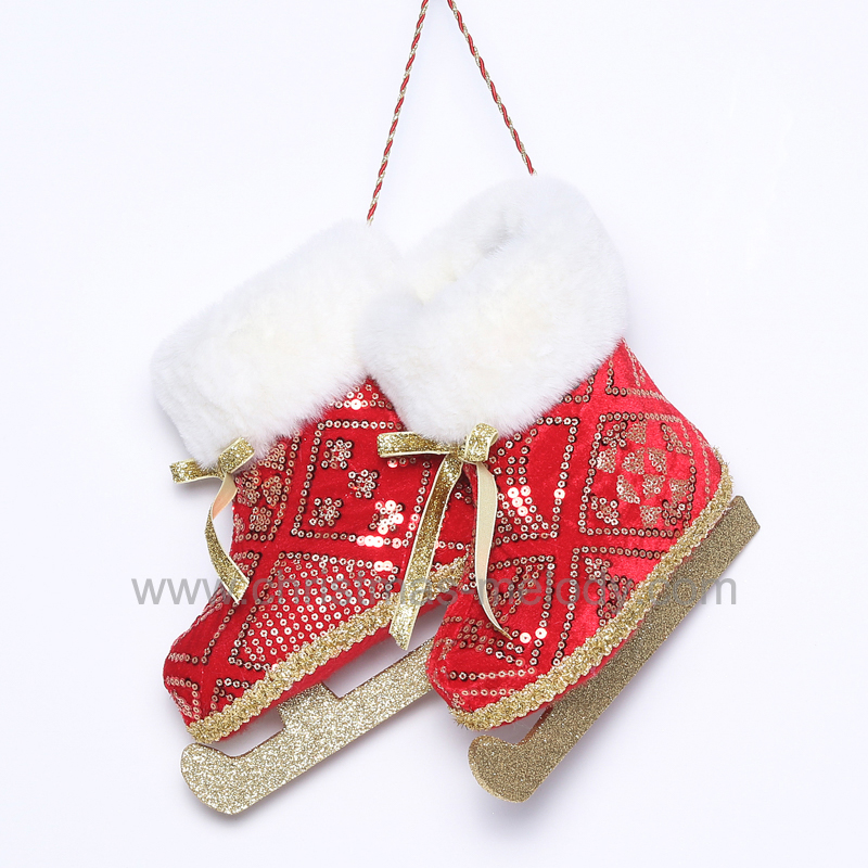 20CM Christmas skates decorations