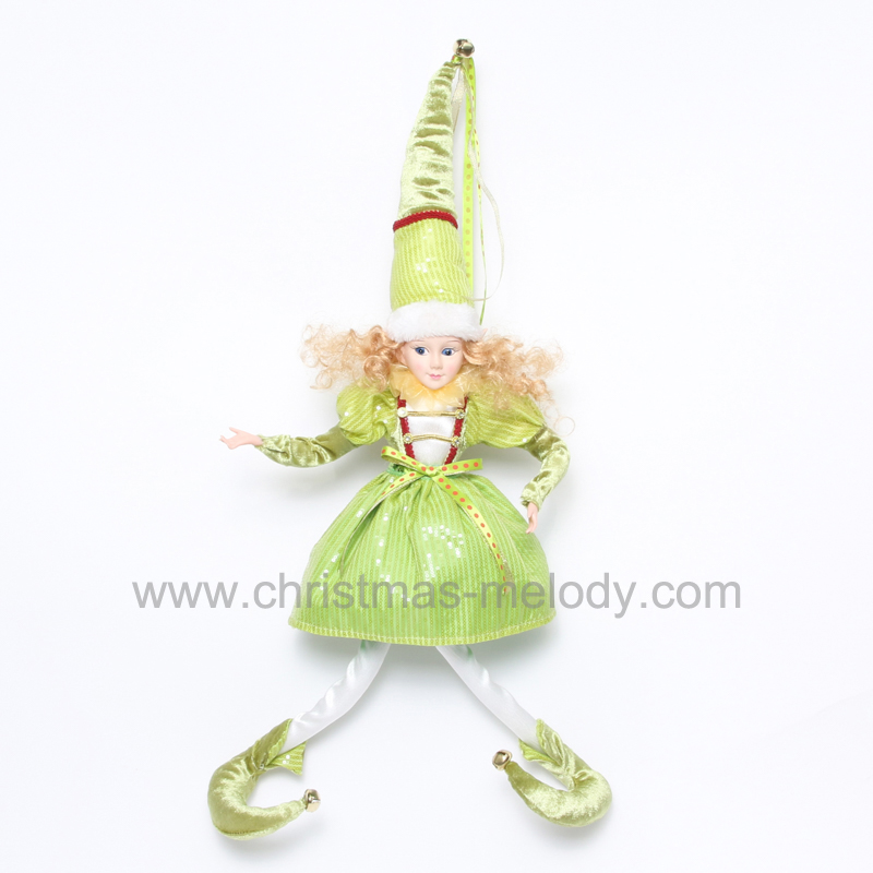 75C Christmas decoration elves