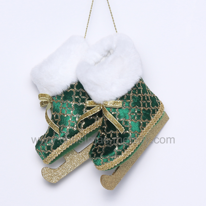 20CM Christmas skates decorations