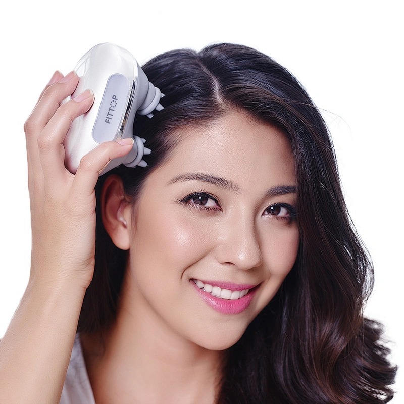 FITTOP Rechargeable IPX7 Waterproof head scalp massager