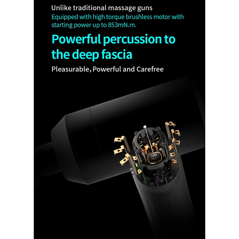 Muscle Massager Deep Tissue Percussion 5 Head Mode Massage Portable Massage Gun