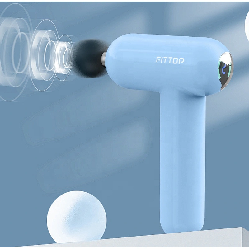 Mini Massage Gun for Body Massage Ultra-Compact Portable Noiseless Technology 3 Heads 5 Speed