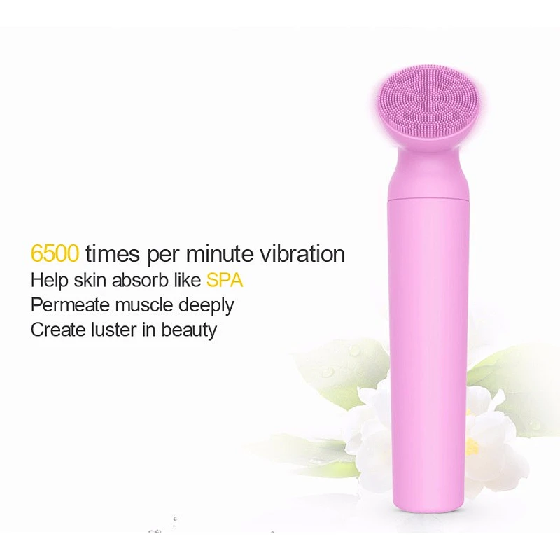 Ultra Hygienic Soft Silicone Deep Clean Exfoliation Facial Cleansing Brush for Dirt and Oily