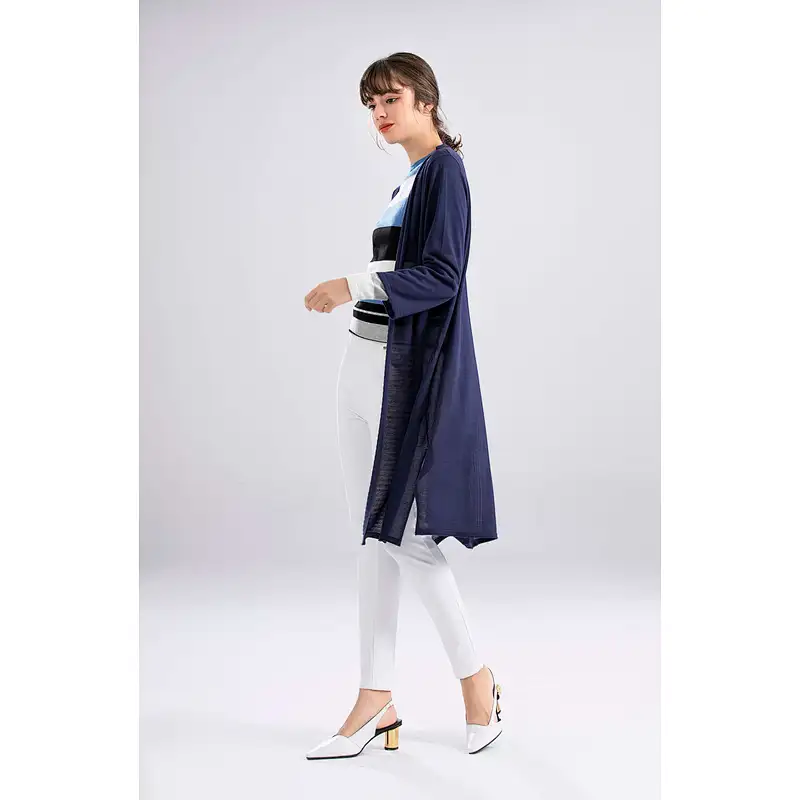 Anti-pilling Lady Cardigans V-neck Standard Thickness Women Sweater Jacket Wholesale