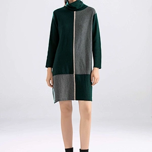 Fashion Casual choker  Long Knitted Sweater Dresses Women