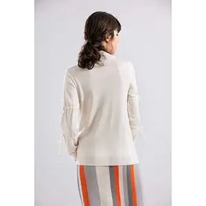 Cheap Neck Turtleneck Side Split Loose Woman Sweater