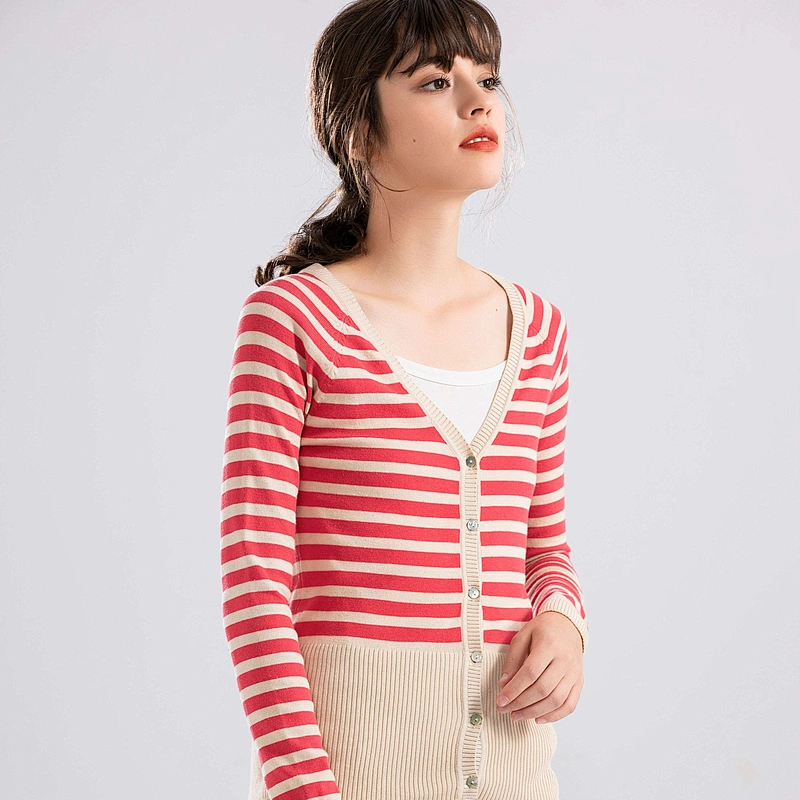 Sweater Jacket Womens V-neck Cardigan Top,Manufacturer Long Sleeve V Neck Sweater Cardigan