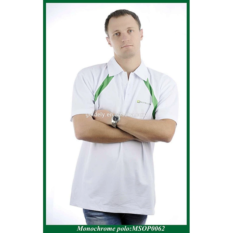 wholesale polyester cut & sew O round neck t-shirt
