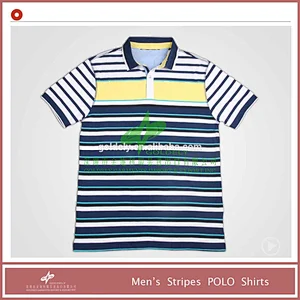 Cheap Polyester Pinstripe Polo Shirt Wholesale for Boy