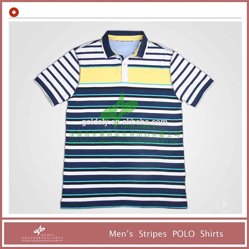 Cheap Polyester Pinstripe Polo Shirt Wholesale for Boy