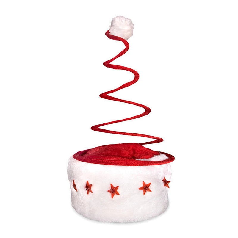 New design Christmas decorations spring glow Santa hat nice and fun Santa hat