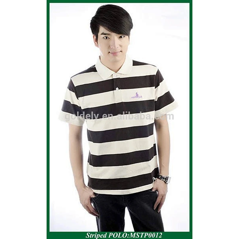 high quality sublimated polo shirt new design with two colors