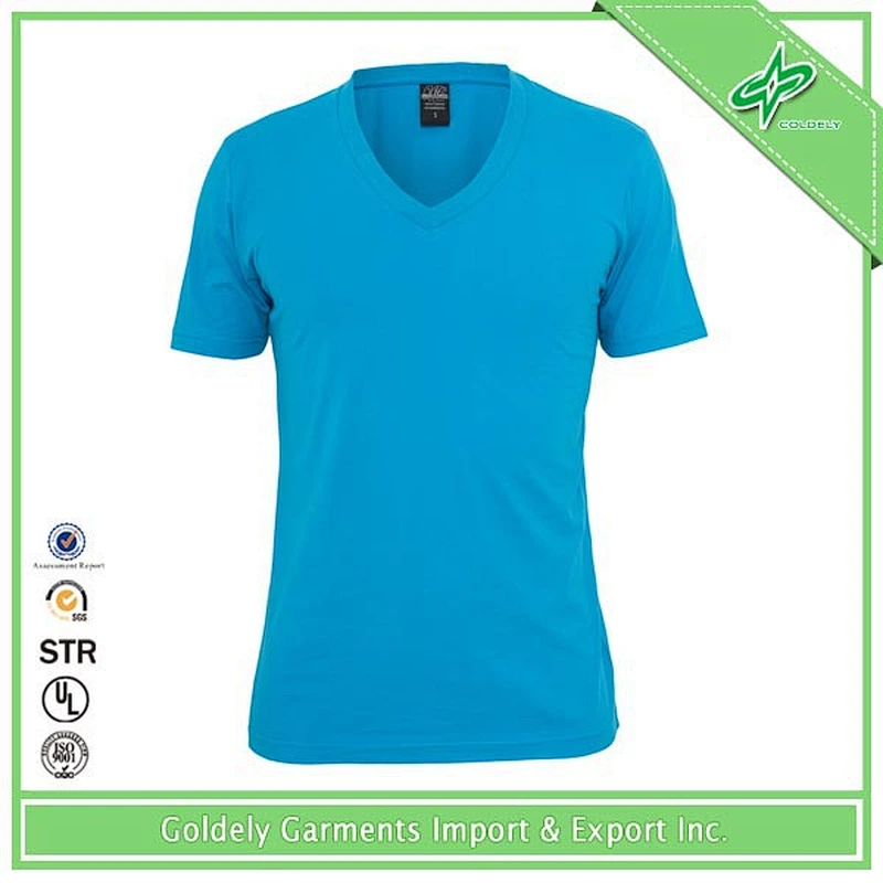 Wholesale fashion printing cheap mens cotton high neck t shirts