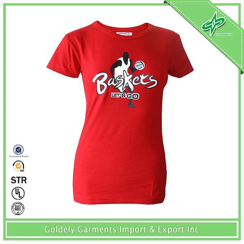 High quality custom round neck cotton net t-shirt