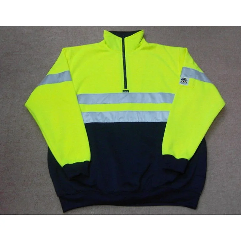 reflective running vest 100%polyester plain dyed for workers