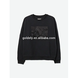 2017 design cotton black sweatshirt made for men women cool style