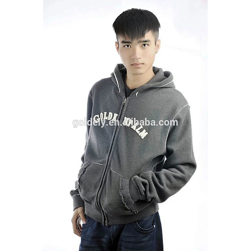 2017 mens long sleeves hoodies with OEM logo/finest quality custom hoodies factory China