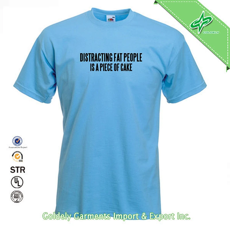 2014 Competitive Price Tee Attractive Designed Radium Print T-shirt
