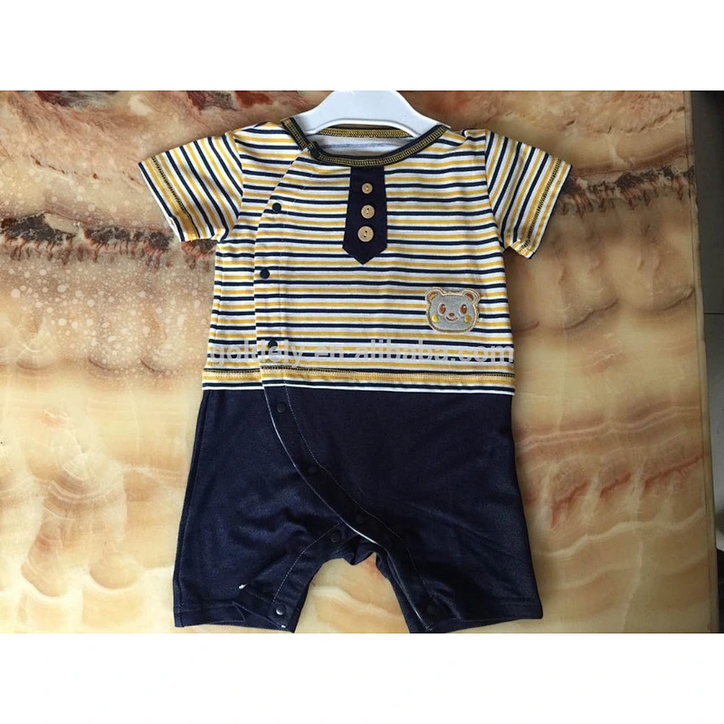 organic cotton baby rompers wholesale baby clothes with OEM design brand