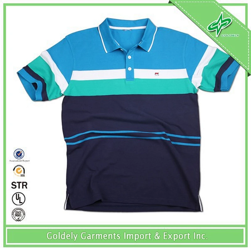 Custom Stripe Polo Shirt