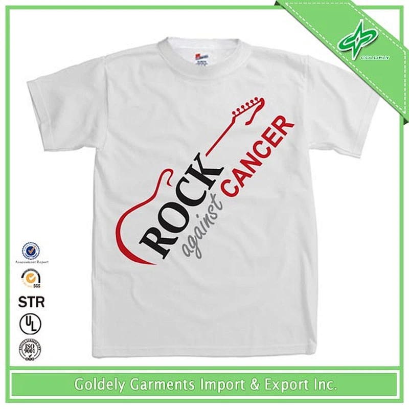 2014 Newest High Quality Men T-shirt Embossing Print
