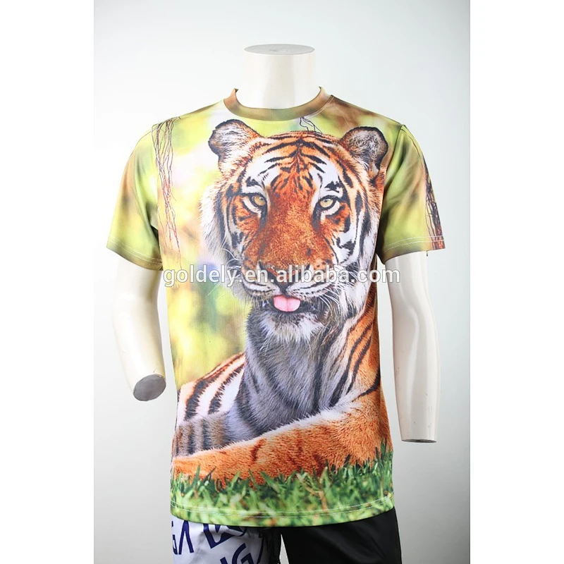 2015 fashion new trend print t shirt design for men