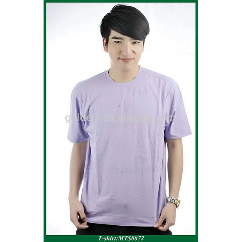 free sample solid blank fitted t-shirt 100% cotton t-shirt for promotion