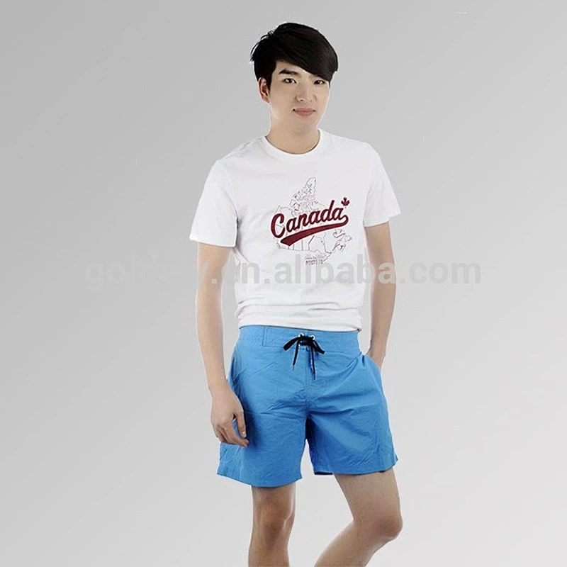 Quick Dry Colorful 100% Polyester Beach Pants 2016 Custom Men Swim Shorts