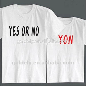 OEM Custom Funny Couple T Shirt Couple Clothing