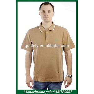 High quality SS fashion hemp polo shirt designs for men with OEM service