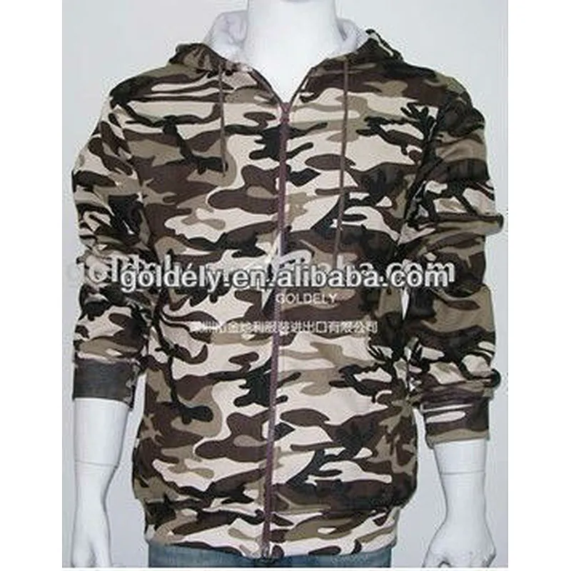 camo printed women's polar fleece sweatshirt