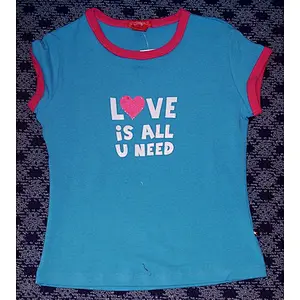 100% cotton beautiful wholesale girls blank t shirts
