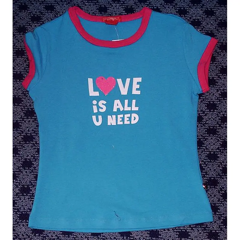 100% cotton beautiful wholesale girls blank t shirts