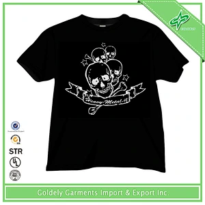 2014Men's Soft cotton Pure Black t shirt For advertisment
