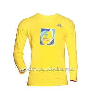 Men's quality sport long sleeve shirt with printing