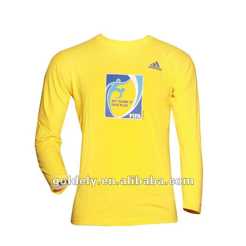 Men's quality sport long sleeve shirt with printing