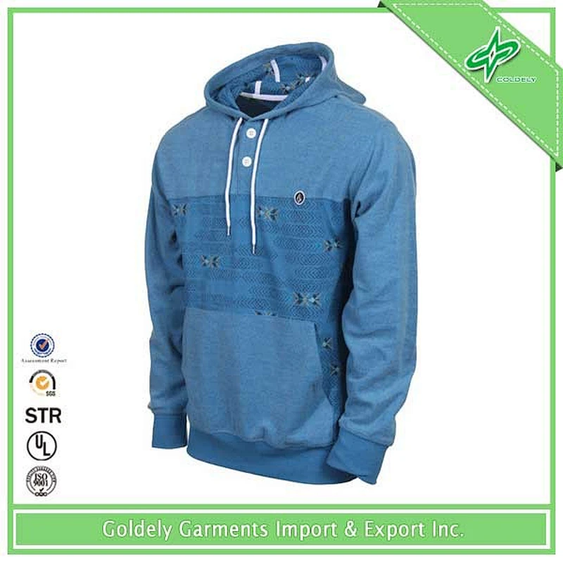 Custom Made Pullover Printed Cotton Hoody Sweater