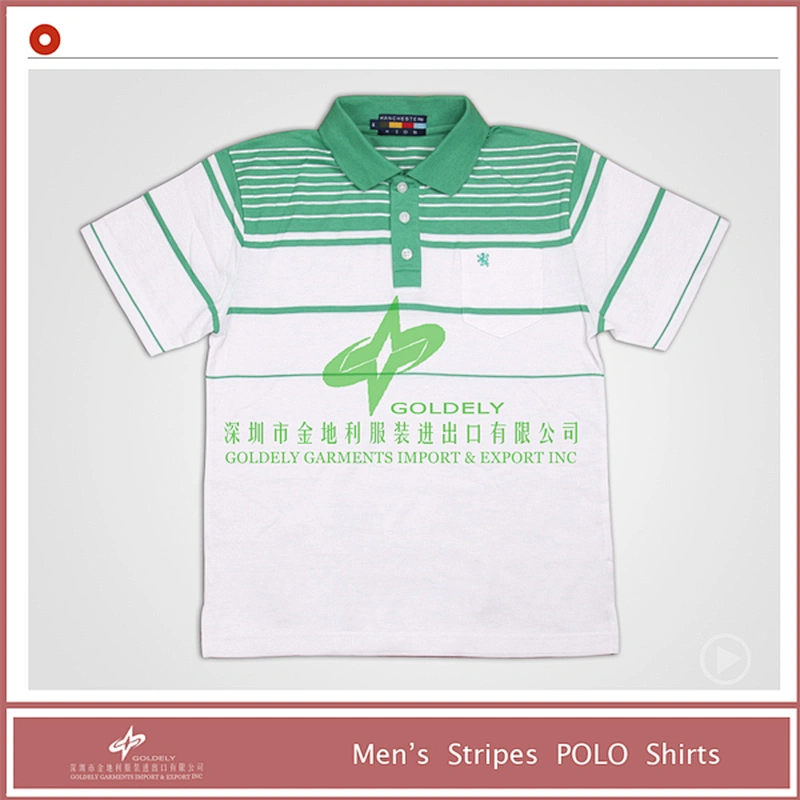 Hot Sale! 2014 Fashion Style Colorful Men Striped T-shirt Size M-2XL Good Quality Men Casual T Shirt Polo