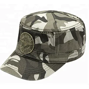 Custom design logo flex fitted military baseball hats