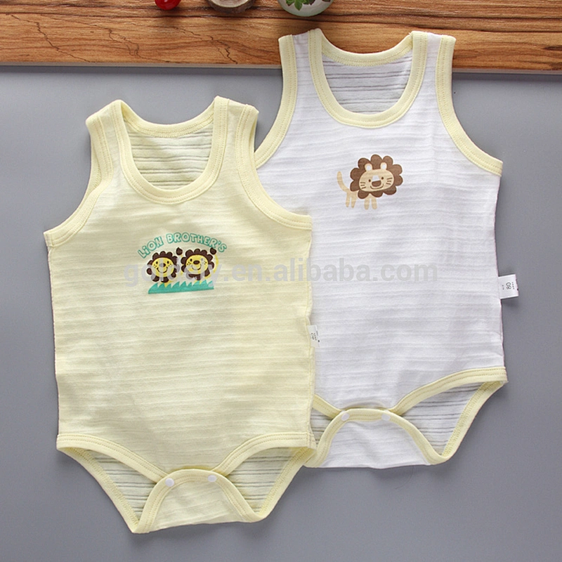 Plain dyed baby girl romper with printing own factory wholesale price