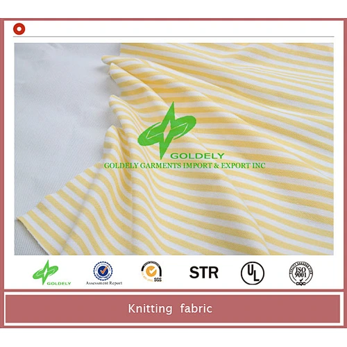 2x2 cotton rib yarn dyed stripe knit fabric wholesale