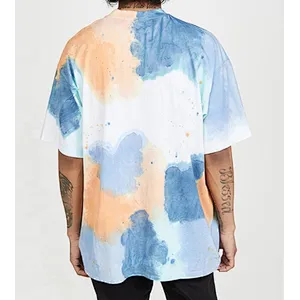2020 Oversized 100% Cotton Wholesale Custom Private Label Mens Tie Dye T-Shirt