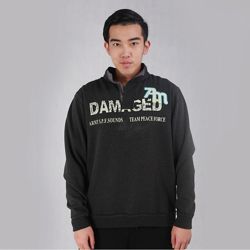 Hot Sports wear pullover cotton black custom logo young boy's hoodies