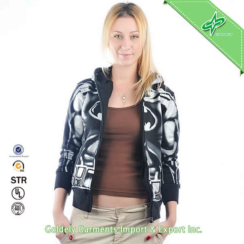 Cheap Wholesale Woman's New Design Hoodie Jeans Jacket